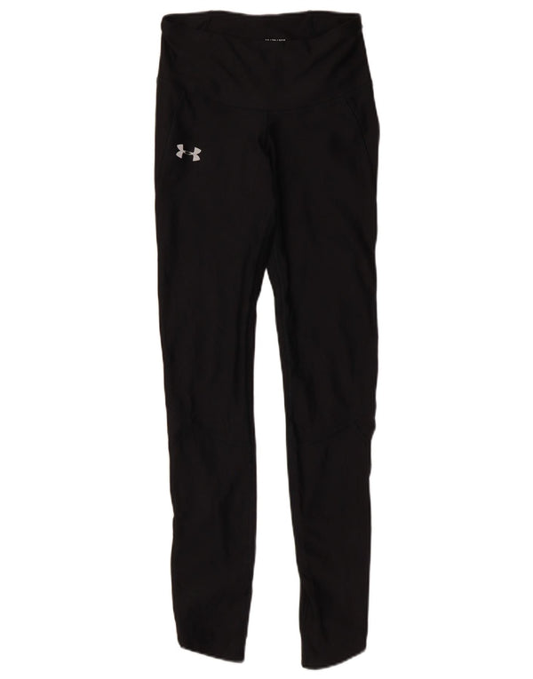 Under Armour Legging Heat Gear Femme UK 4 XS Noir Polyester