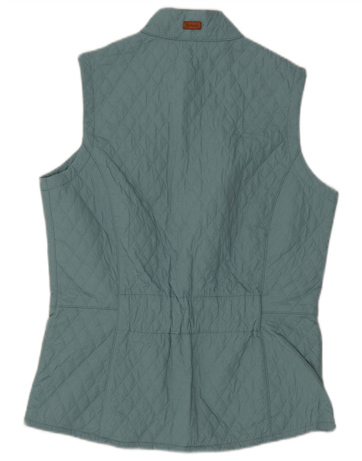 Barbour Gilet matelassé pour femme UK 12 Bleu moyen Polyamide