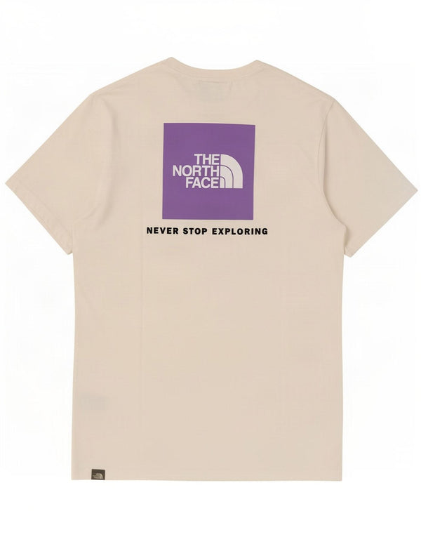 The North Face Mens Graphic T-Shirt Top Medium White Cotton