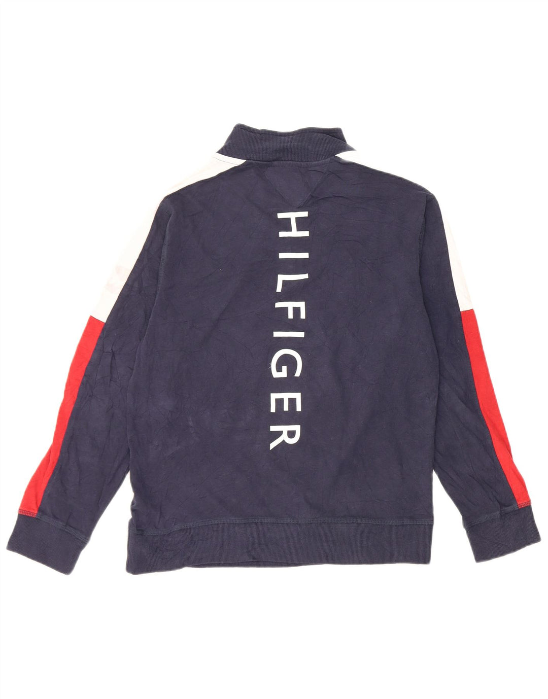 Tommy Hilfiger Sweat-shirt pour garçon 15-16 ans Bleu marine Taille L