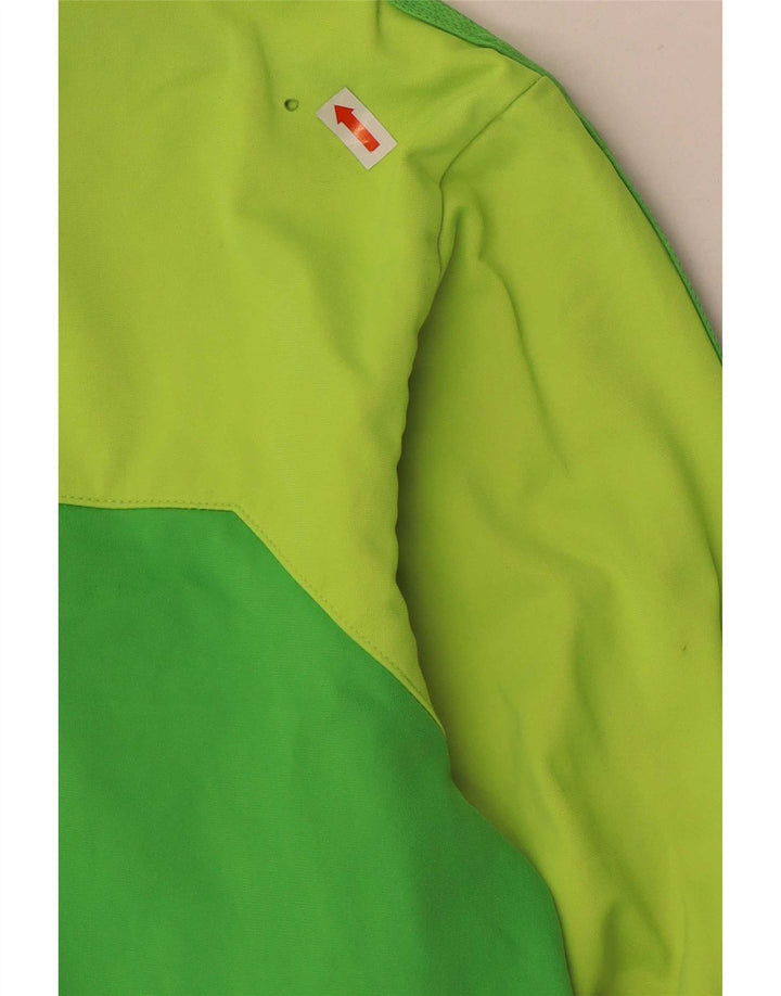 Adidas Climalite Survêtement Top Veste Homme Vert Colorblock