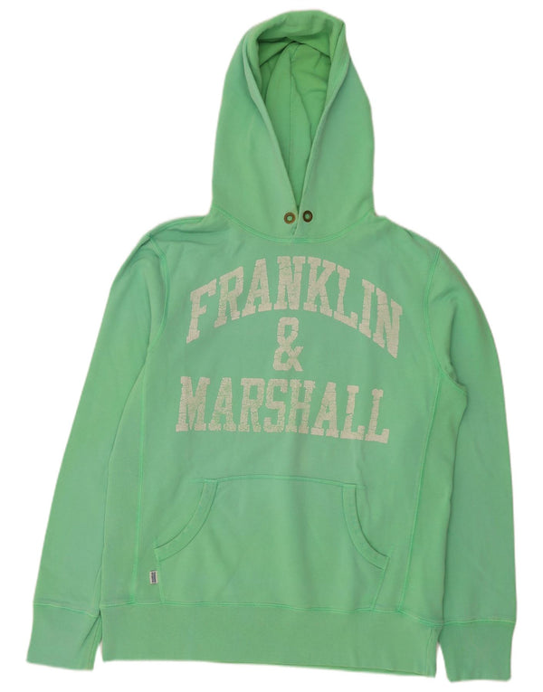 Franklin & Marshall Pull à capuche graphique XL homme vert coton