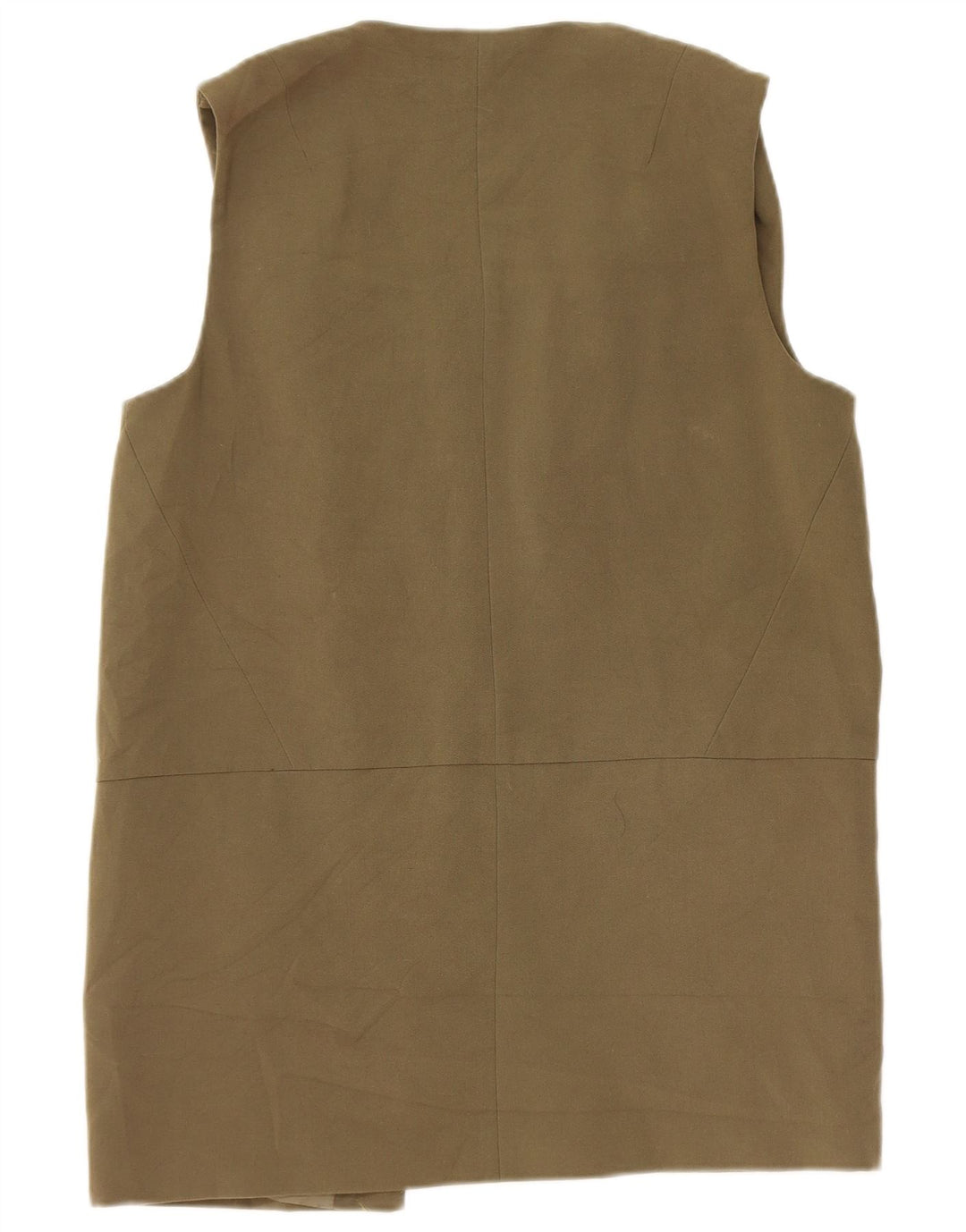 Topshop Gilet Long Femme UK 12 Kaki Moyen