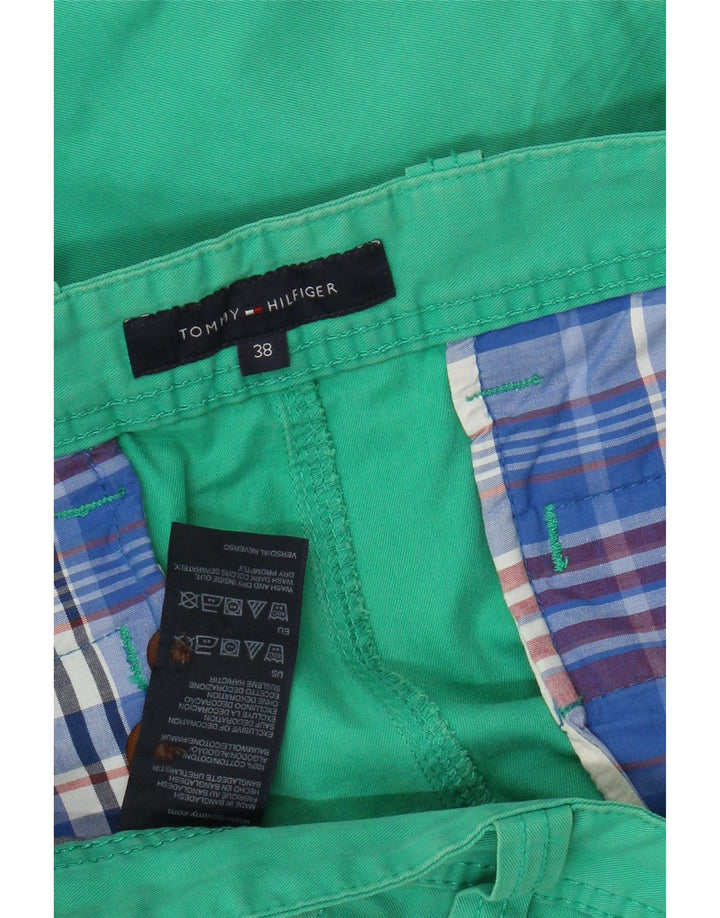 TOMMY HILFIGER Short Cargo Homme W38 XL Vert Coton