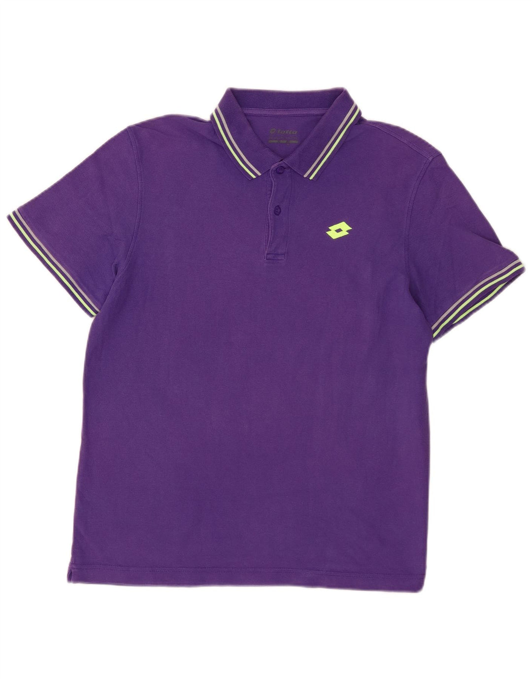 Lotto Polo Homme Violet Moyen Coton