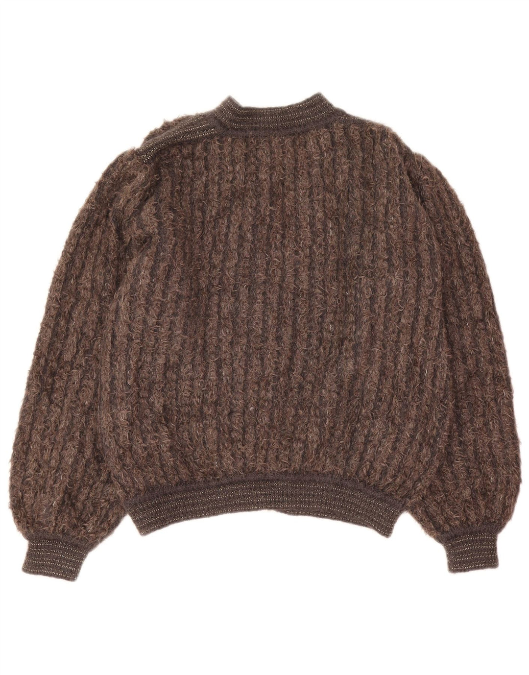 Mariedda Cardigan Femme Pull IT 46 Large Marron Rayé