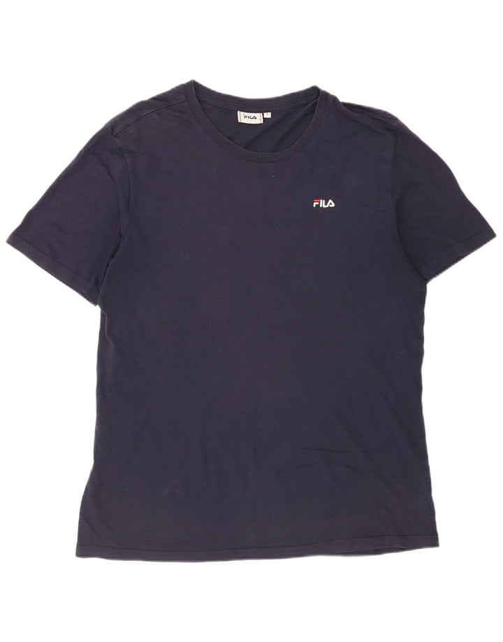 Fila T-Shirt Homme Haut Large Bleu Marine