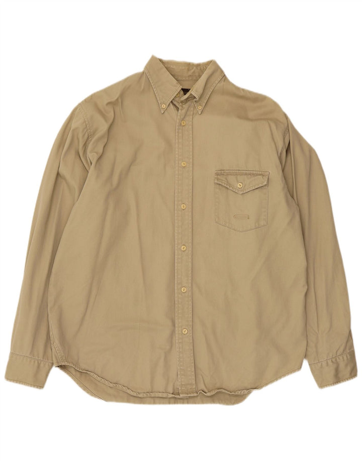G-Star Chemise homme XL en coton à fines rayures beige