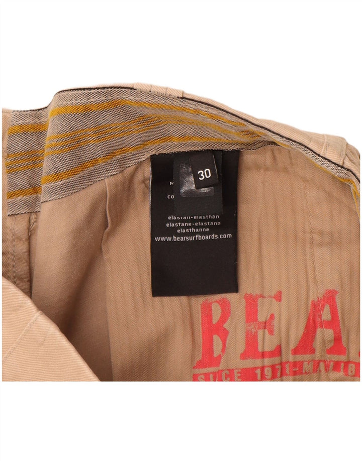 Bear Short Cargo Homme W30 Coton Beige Moyen