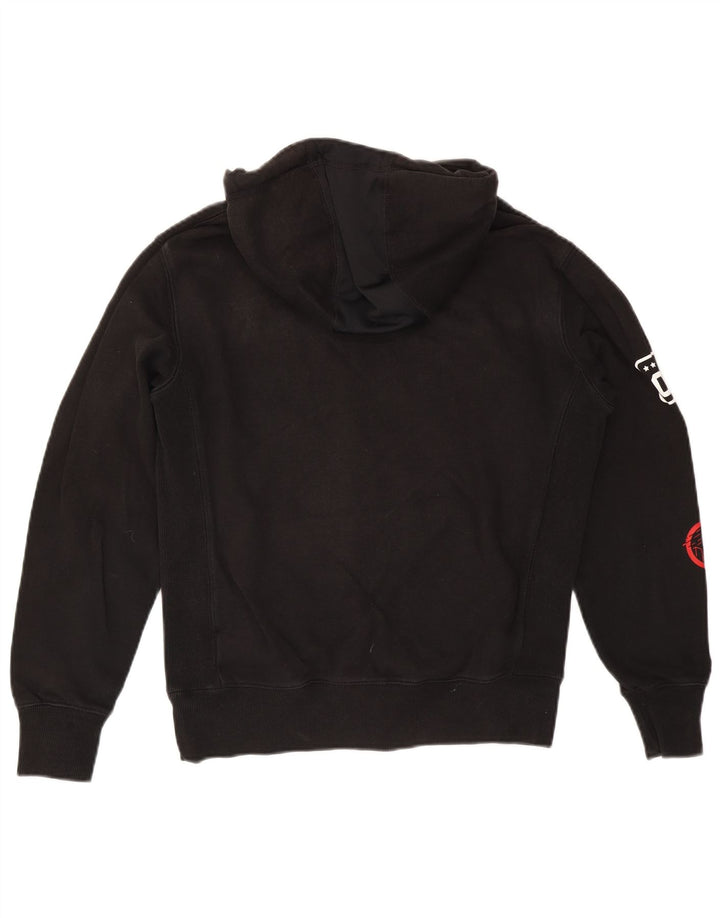 Superdry Pull à capuche graphique pour homme Petit Noir