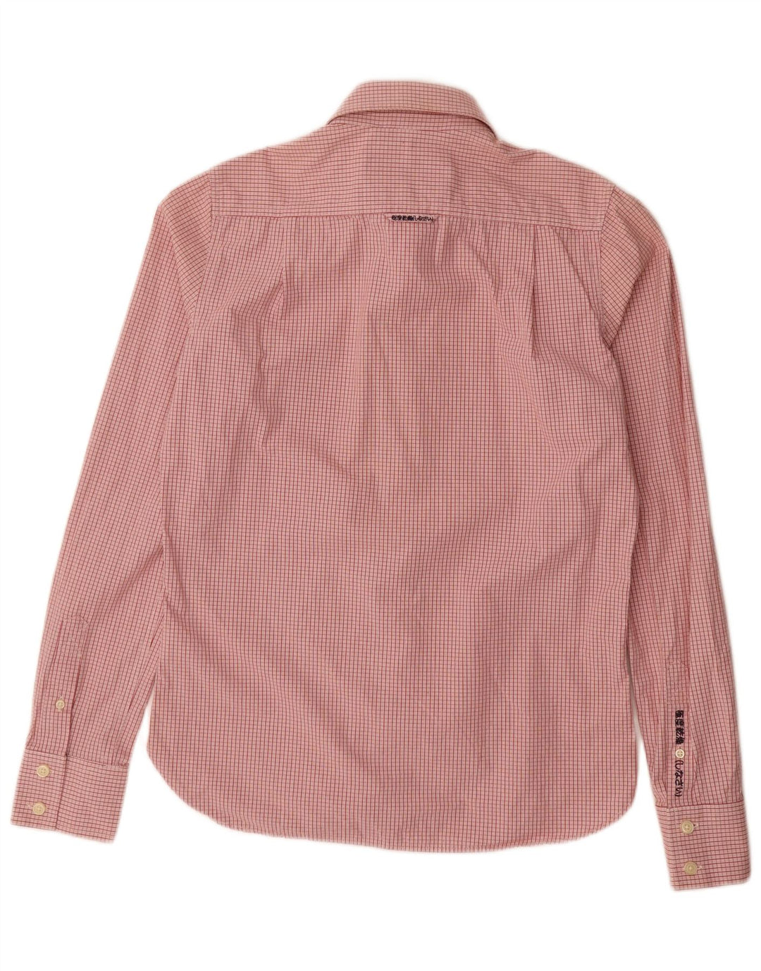 Superdry Chemise Homme Rouge Moyen Carreaux Coton