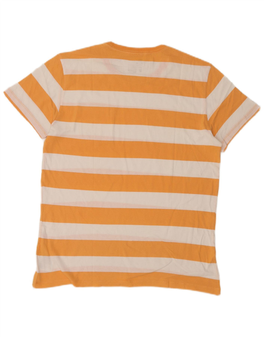 GAP T-Shirt Homme Coton Rayé Orange Moyen