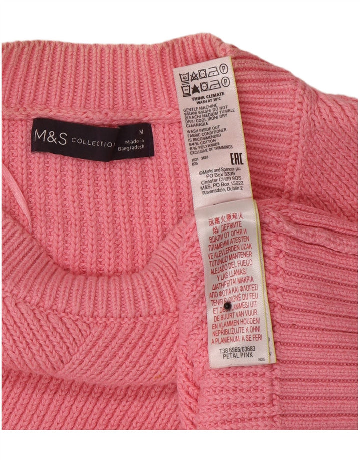 Marks & Spencer Pull ras du cou pour femme UK 14 Rose moyen