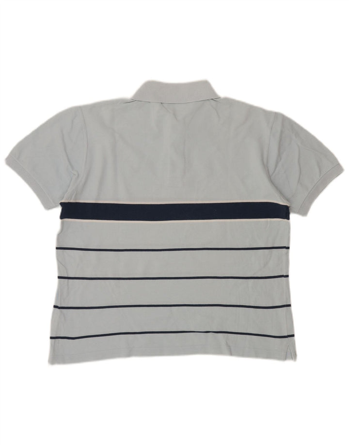 Fred Perry Polo Homme Bleu Moyen Rayé Coton