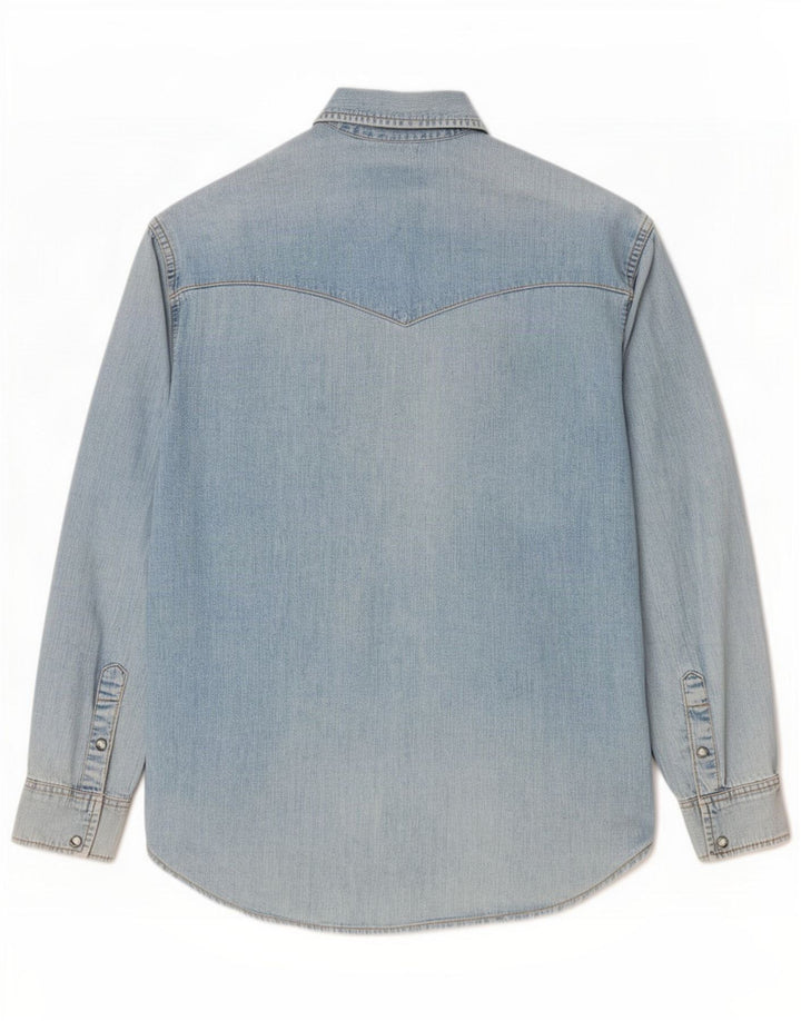 Lee Chemise en Jean Homme Bleu Moyen