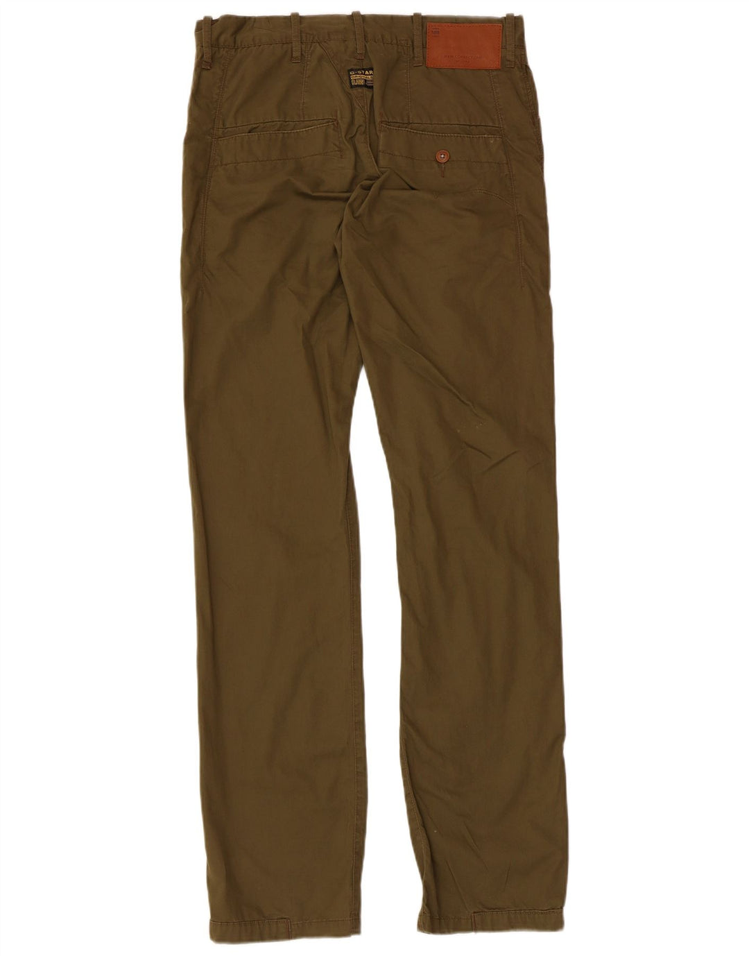 G-Star Pantalon Chino Droit Homme W30 L32 Kaki Coton