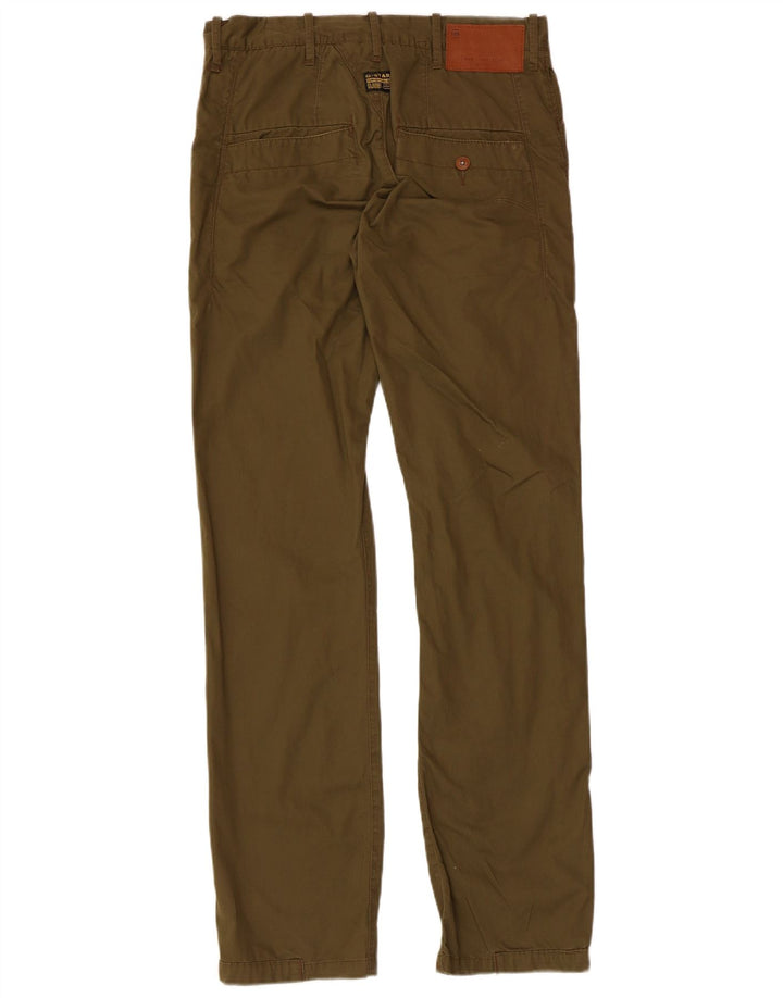 G-Star Pantalon Chino Droit Homme W30 L32 Kaki Coton