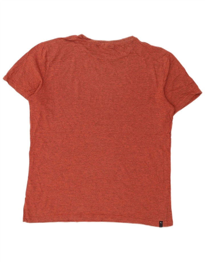 Rip Curl T-shirt graphique pour homme en coton moucheté orange moyen