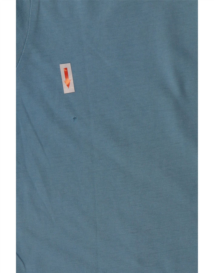 Kappa T-Shirt Graphique Homme Bleu Moyen Coton