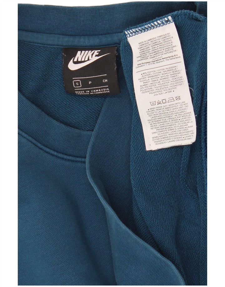 Nike Sweat-shirt pour homme en coton bleu Taille S