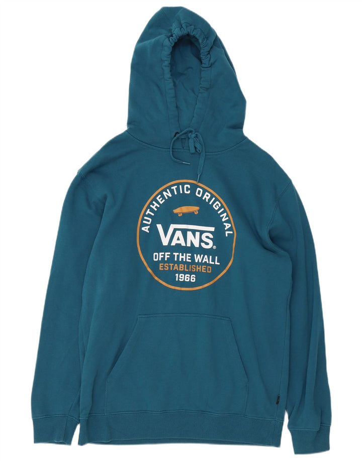 Vans Pull à Capuche Graphique Homme Bleu Moyen