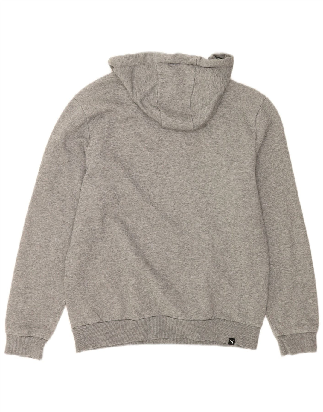 Puma Pull à Capuche Graphique Homme Gris Moyen Moucheté Coton