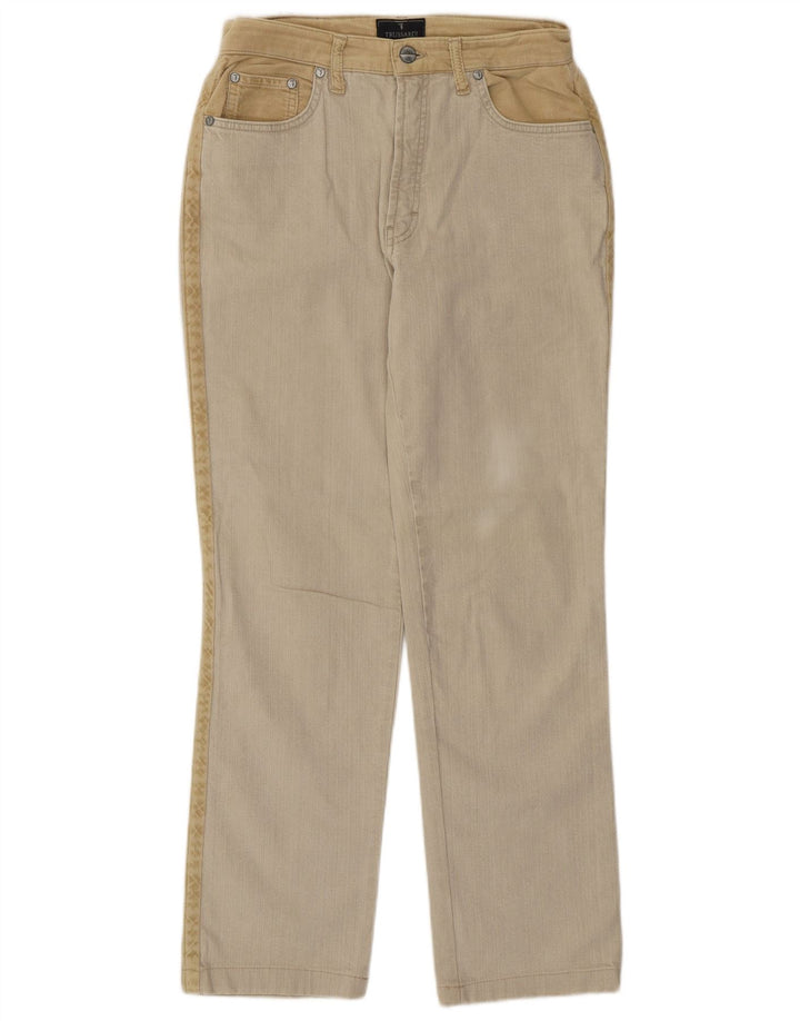 Trussardi Jean Droit IT 44 Medium W28 L28 Beige Colourblock |