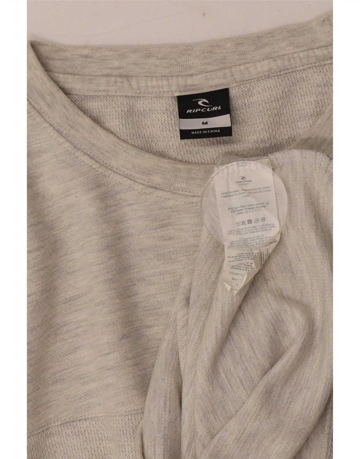 Rip Curl Pull col rond homme gris moyen coton moucheté