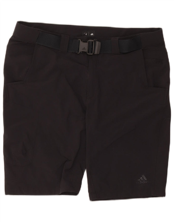 Adidas Short cargo pour homme W38 XL en nylon noir