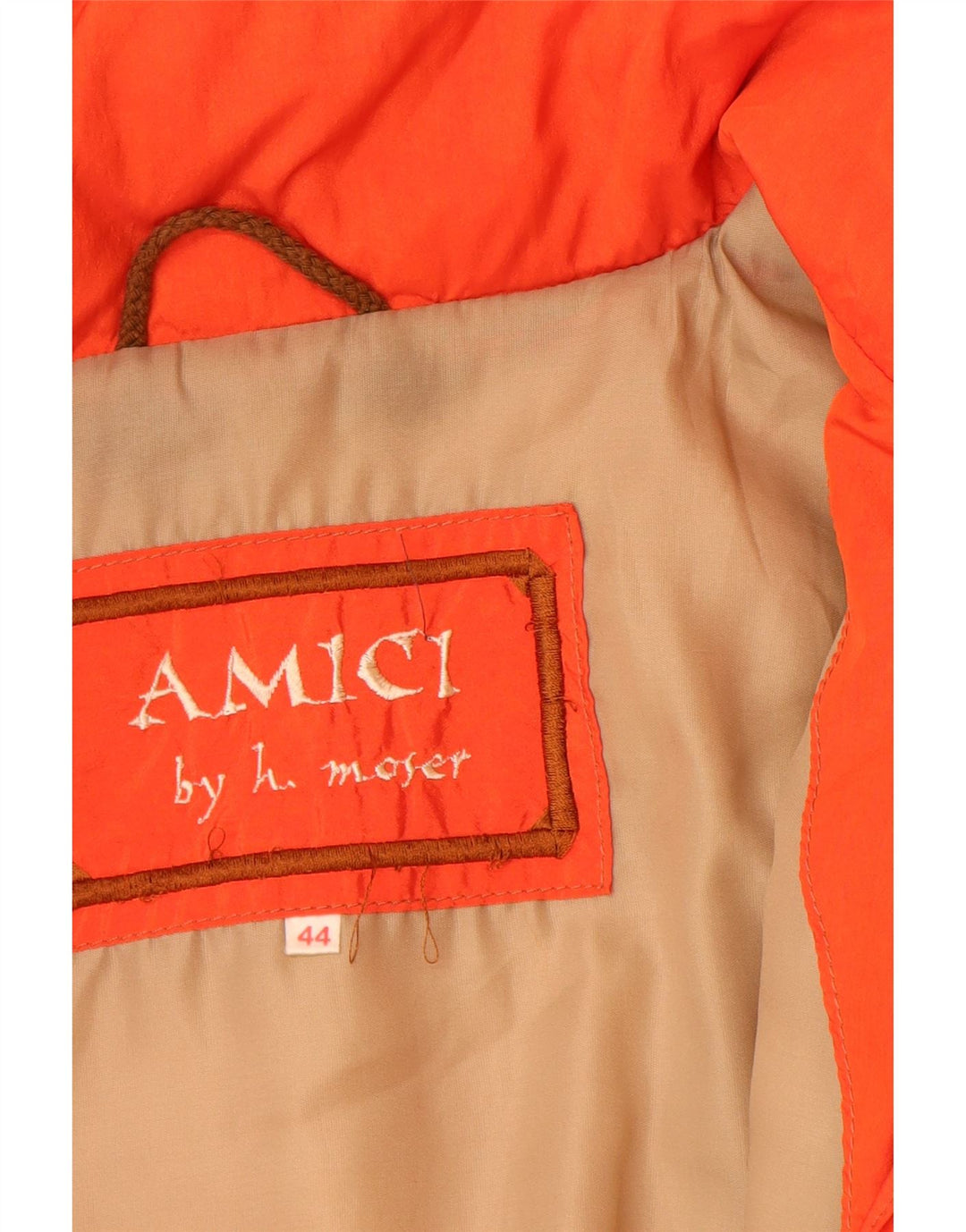 H.MOSER Veste Coupe-Vent Homme UK 44 2XL Orange Polyamide