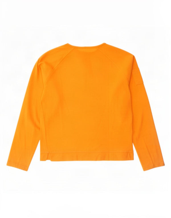 Champion Haut à manches longues pour femme UK 44 Large Orange Coton