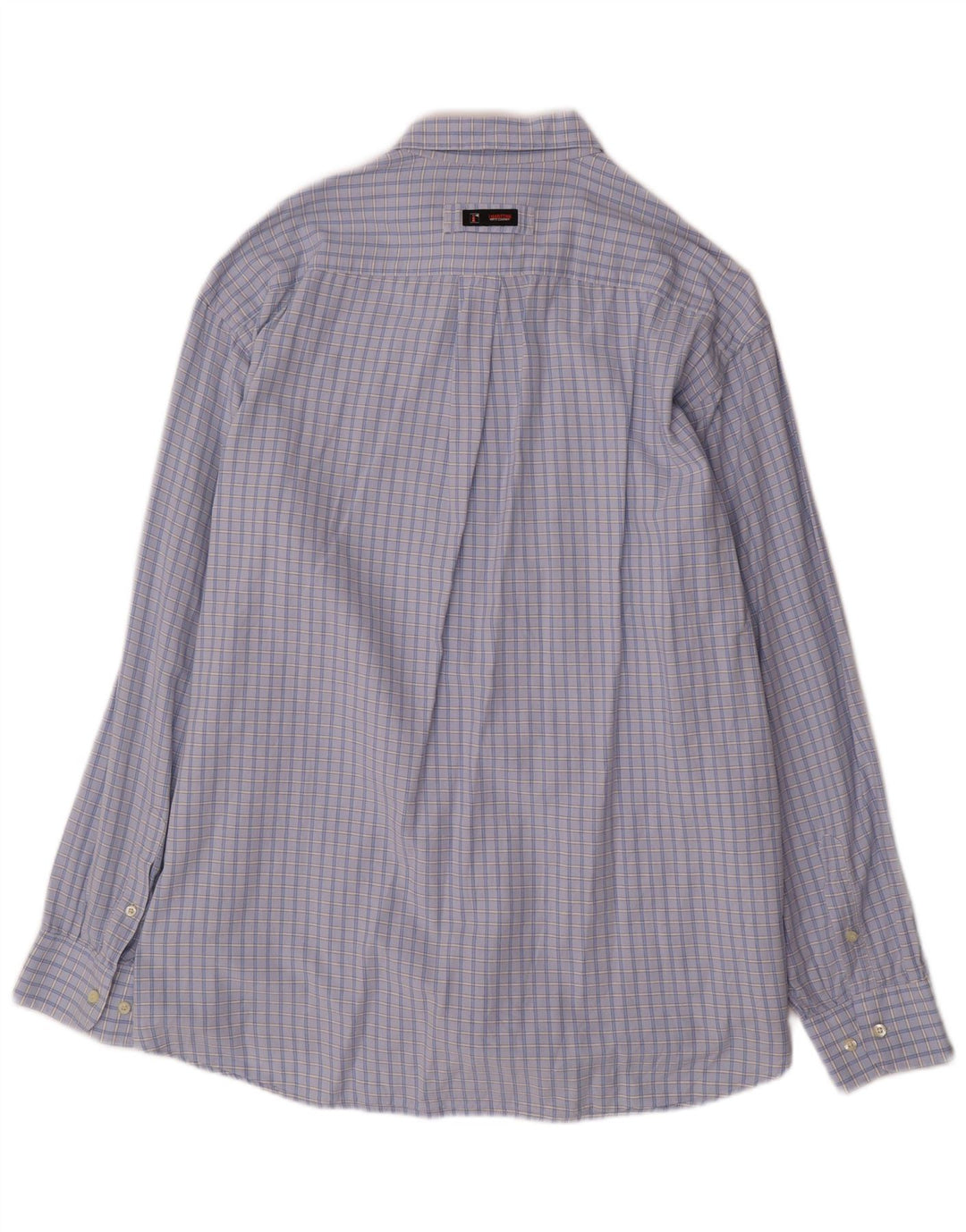Chemise homme vintage 2XL Coton à carreaux bleus