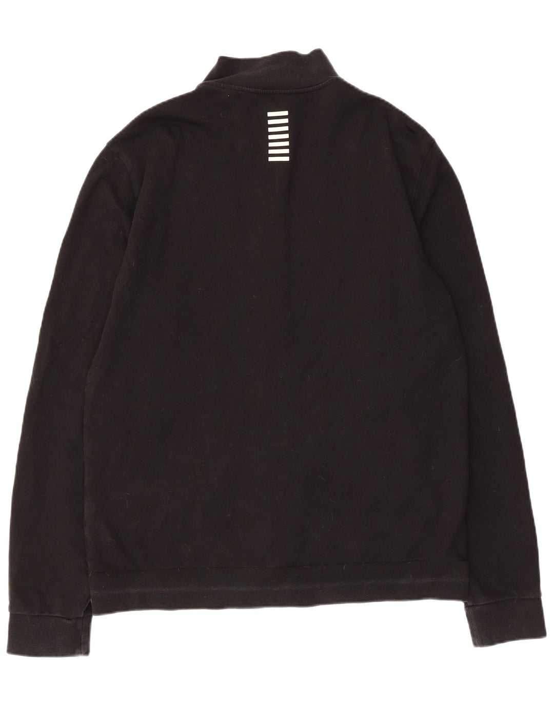 Emporio Armani Veste de survêtement graphique pour homme 2XL en coton noir