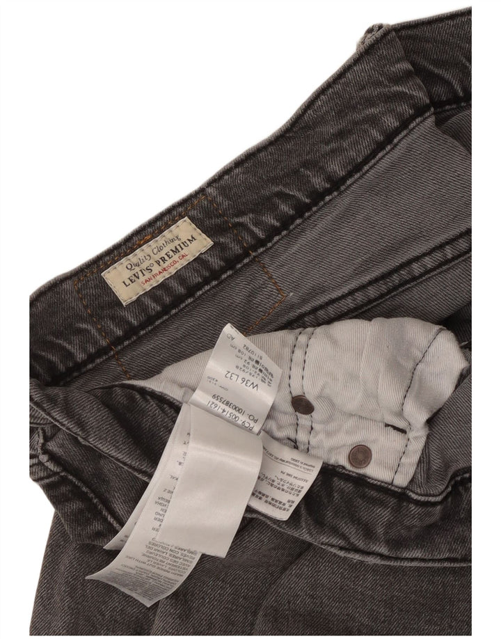 Levi's Jean Droit 514 Homme W36 L32 Gris Coton Classique