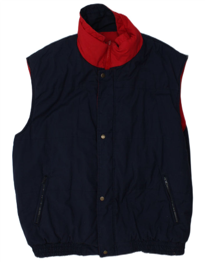 ELYSEE Gilet Réversible Homme UK 44 2XL Rouge Polyester