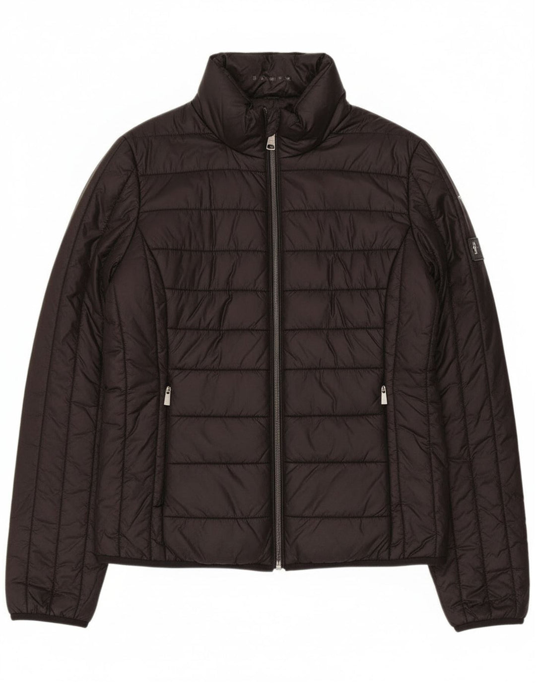 Calvin Klein Jeans Veste réversible pour femme UK 14 Medium Noir Polyamide