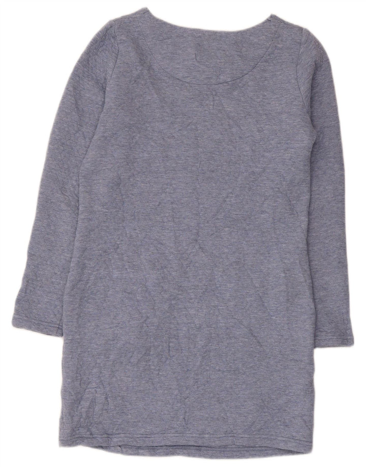 Joules Robe droite à manches longues pour femme UK 8 Small Bleu Polyester