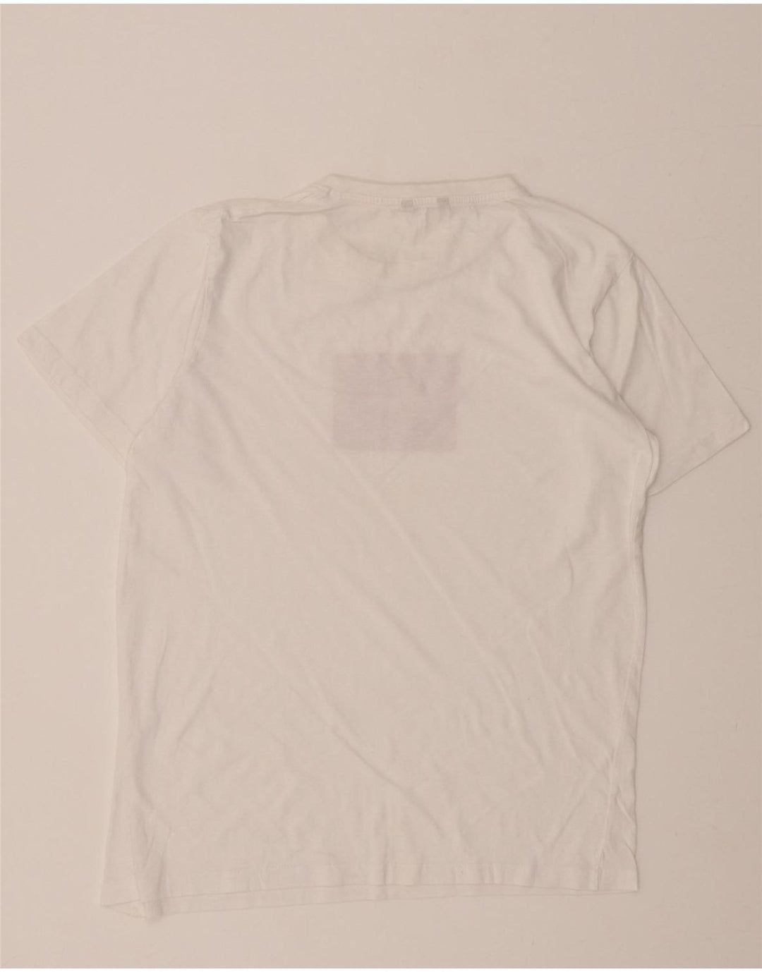 CARRERA Mens Graphic T-Shirt Top Medium White Vintage Carrera and Second-Hand Carrera from Messina Hembry 