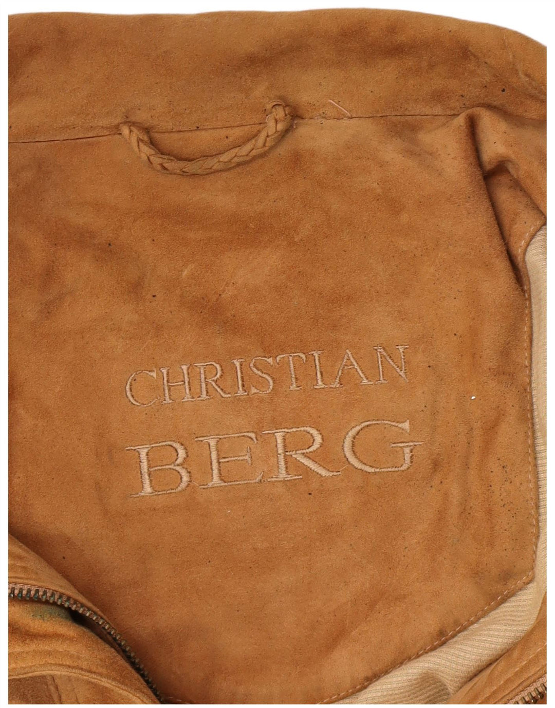 Christian Berg Veste Bomber En Daim Pour Homme IT 56 3XL Cuir Marron