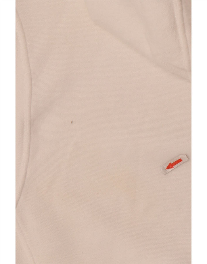NIKE Pull à capuche graphique pour homme en coton blanc moyen