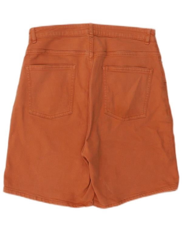 Fat Face Short en jean Darley pour femme UK 10 Small W30 Orange Coton