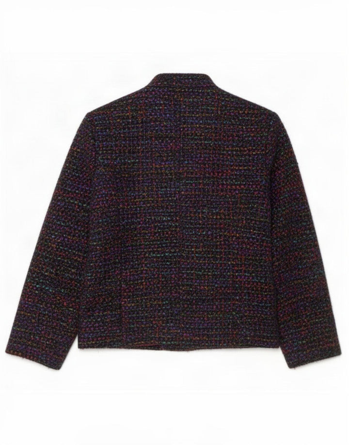 Weinberg Veste Blazer 5 Boutons pour Femme UK 10 Petit Multicolore Moucheté