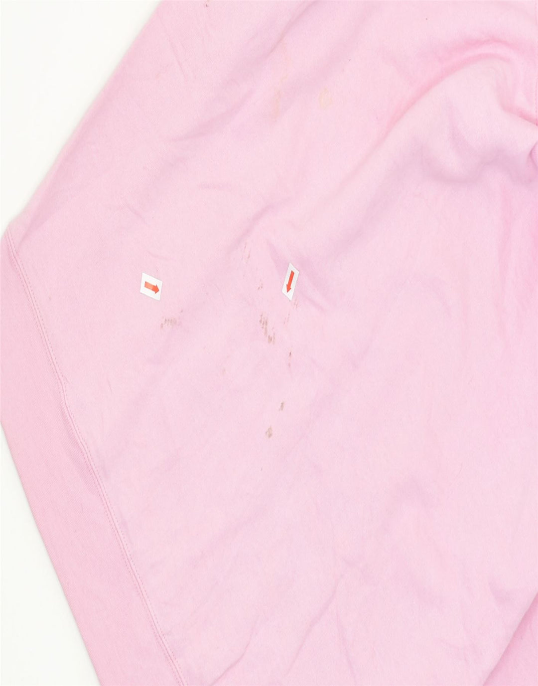 CHAMPION Womens Zip Hoodie Sweater UK 10 Small Pink Cotton | Vintage | Thrift | Second-Hand | Used Clothing | Messina Hembry 