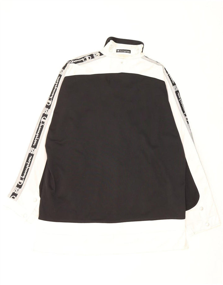 Champion Veste de Survêtement Graphique pour Homme Grand Noir Colorblock