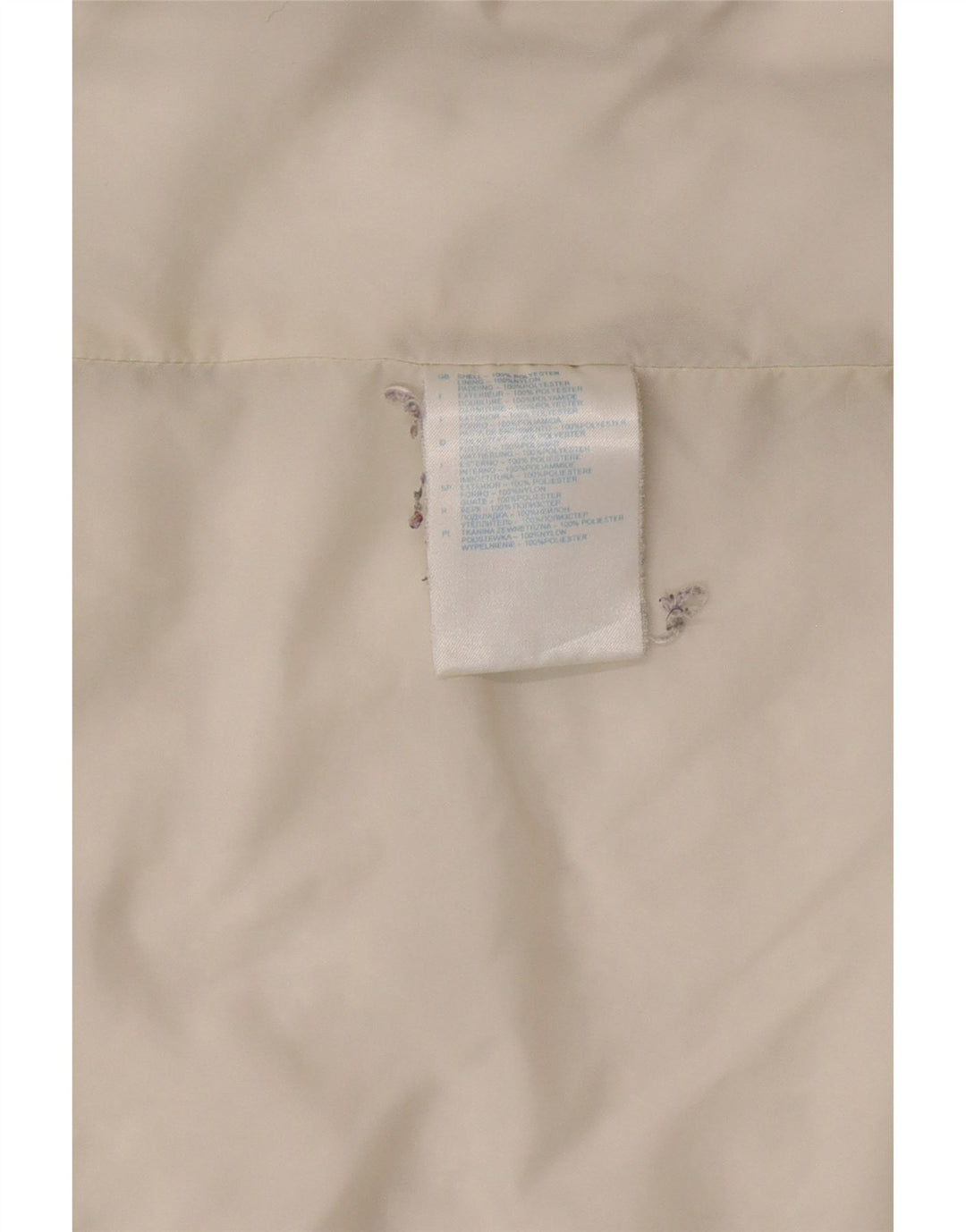 Reebok Veste coupe-vent pour femme UK 16 Large Blanc Polyester Sports