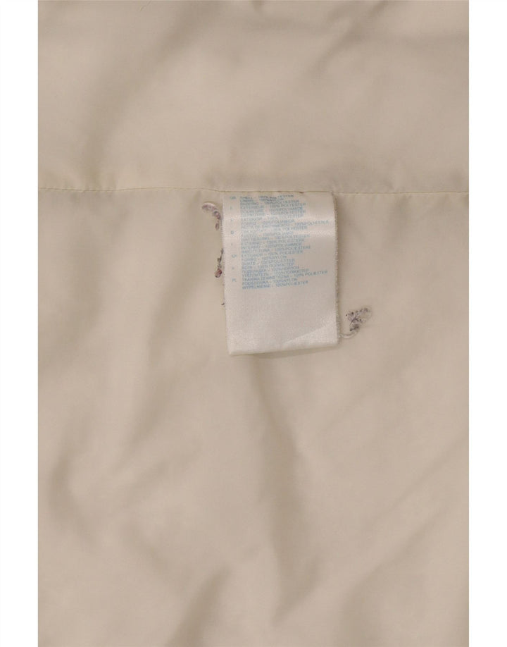 Reebok Veste coupe-vent pour femme UK 16 Large Blanc Polyester Sports