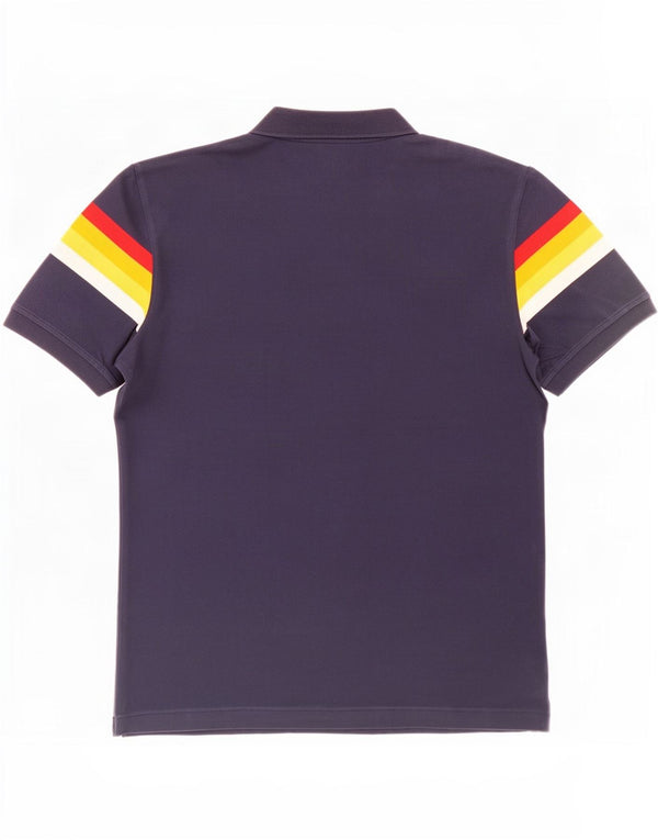 Gas Polo Homme 2XL Bleu Marine Colorblock Coton