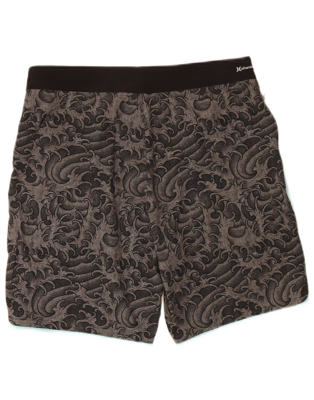 Hurley Short de Bain Homme Gris Moyen Paisley Polyester