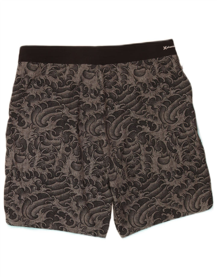 Hurley Short de Bain Homme Gris Moyen Paisley Polyester
