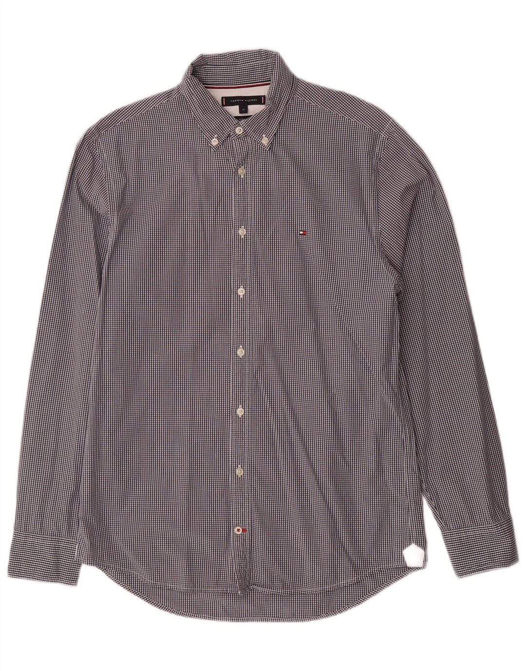 Tommy Hilfiger Chemise Regular Fit Homme Noir Moyen Vichy